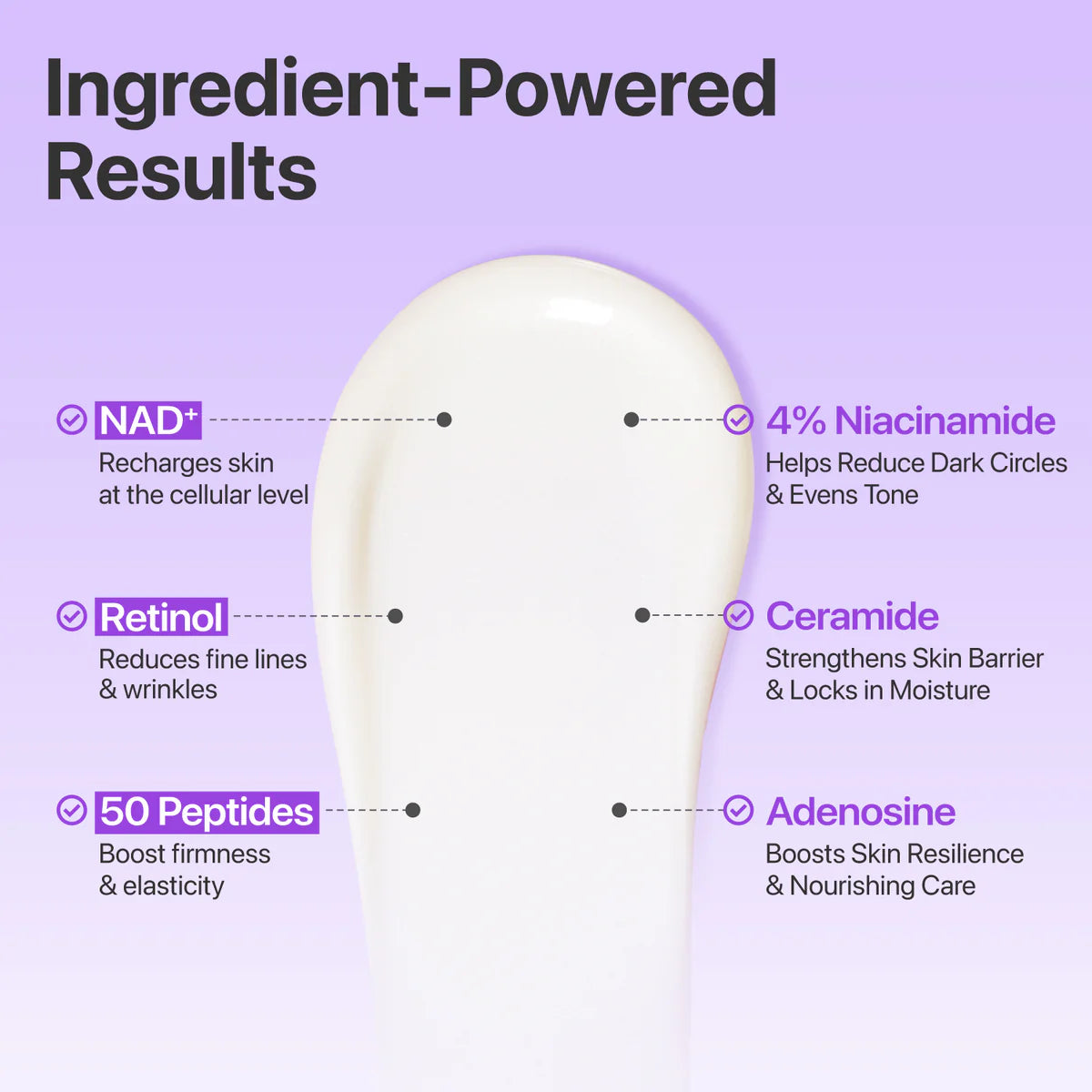 NAD+ Retinol Eye Cream.