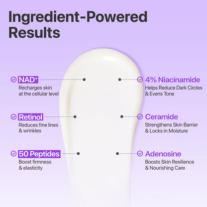 NAD+ Retinol Eye Cream.