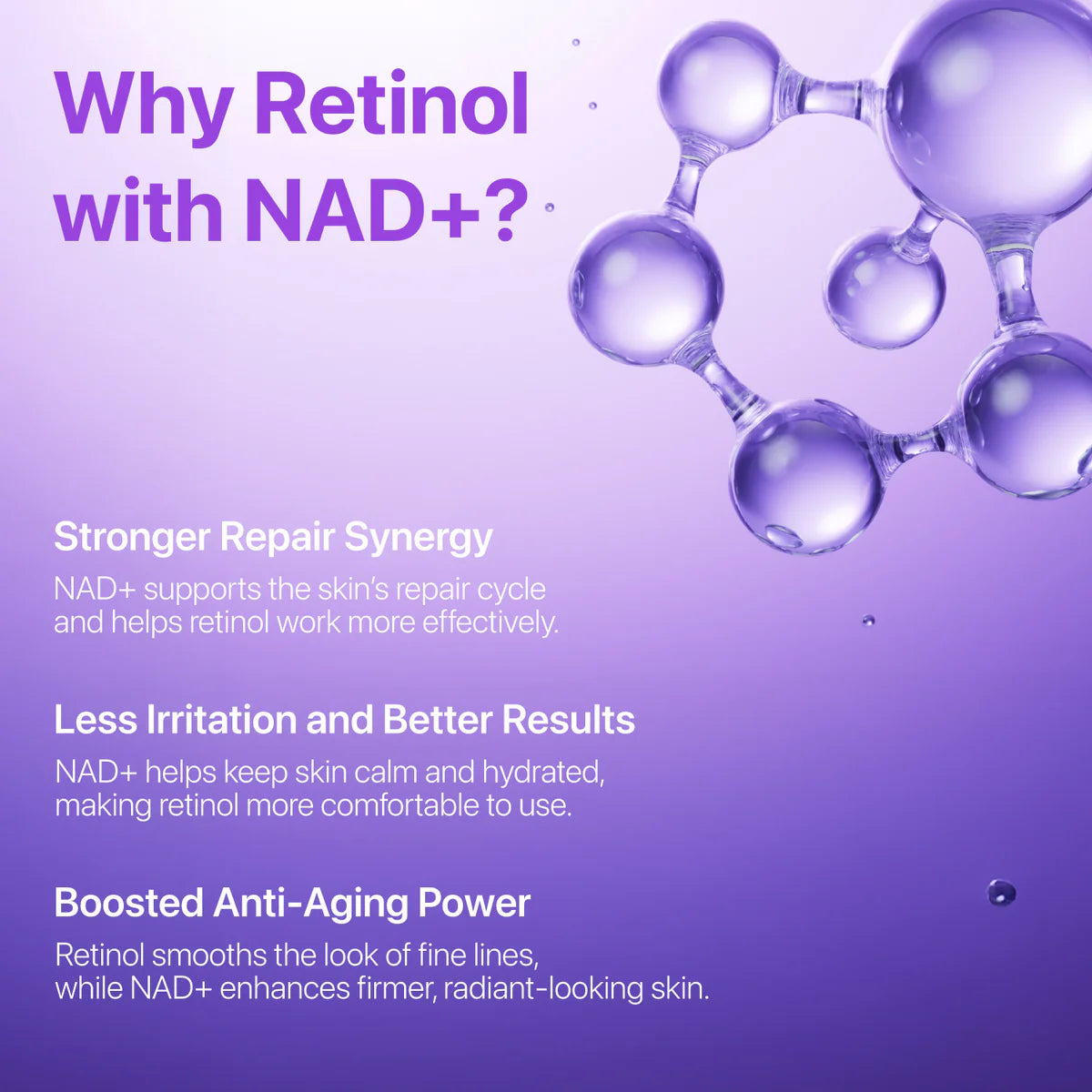 NAD+ Retinol Eye Cream.